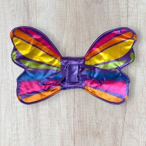 BABW Build-A-Bear Workshop Fairy Wings Satin Rainbow Purple Costume Accessory